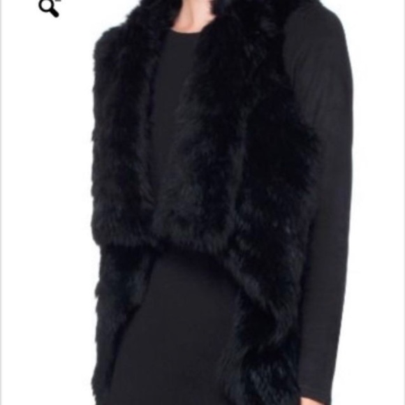 Rudsak rabbit fur vest M/L - Picture 1 of 4